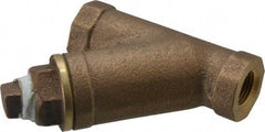 Legend Valve - 3/8" Pipe, FNPT Ends, Bronze Y-Strainer - 300 psi WOG Rating, 150 psi WSP Rating - Best Tool & Supply