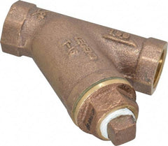 Legend Valve - 1/2" Pipe, FNPT Ends, Bronze Y-Strainer - 300 psi WOG Rating, 150 psi WSP Rating - Best Tool & Supply