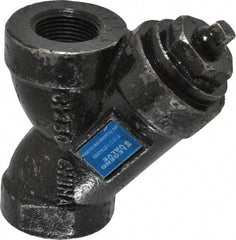 Legend Valve - 1" Pipe, FNPT Ends, Cast Iron Y-Strainer - 500 psi WOG Rating, 250 psi WSP Rating - Best Tool & Supply