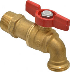 Legend Valve - 3/4 Inch Pipe, 125 psi WOG Rating, Brass Hose Bibb, Stop Valve - Best Tool & Supply