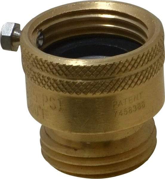 Legend Valve - 3/4" Pipe, 125 Max psi, Brass, Hose Type Vacuum Breaker Valve - Buna-N Seal, GHT End Connections - Best Tool & Supply