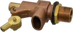 Legend Valve - 3/4" Pipe, Bronze, Mechanical Float Valve - 125 psi, MPT x Plain End Connections - Best Tool & Supply