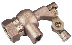 Legend Valve - 1-1/4" Pipe, Bronze, Mechanical Float Valve - 125 psi, NPTF x Plain End Connections - Best Tool & Supply