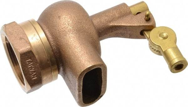 Legend Valve - 1-1/2" Pipe, Bronze, Mechanical Float Valve - 125 psi, NPTF x Plain End Connections - Best Tool & Supply