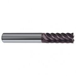 6mm Dia. - 57mm OAL - 45° Helix Firex Carbide End Mill - 6 FL - Best Tool & Supply