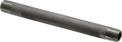 Merit Brass - Schedule 40, 1/8" Pipe x 4" Long, Grade 304/304L Stainless Steel Pipe Nipple - Welded & Threaded - Best Tool & Supply