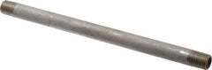 Merit Brass - Schedule 40, 1/4" Pipe x 8" Long, Grade 304/304L Stainless Steel Pipe Nipple - Welded & Threaded - Best Tool & Supply