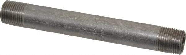 Merit Brass - Schedule 40, 3/8" Pipe x 5" Long, Grade 304/304L Stainless Steel Pipe Nipple - Welded & Threaded - Best Tool & Supply