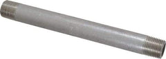 Merit Brass - Schedule 40, 3/8" Pipe x 6" Long, Grade 304/304L Stainless Steel Pipe Nipple - Welded & Threaded - Best Tool & Supply