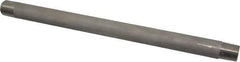 Merit Brass - Schedule 40, 1/2" Pipe x 12" Long, Grade 304/304L Stainless Steel Pipe Nipple - Welded & Threaded - Best Tool & Supply