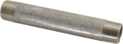 Merit Brass - Schedule 40, 3/4" Pipe x 6" Long, Grade 304/304L Stainless Steel Pipe Nipple - Welded & Threaded - Best Tool & Supply