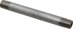 Merit Brass - Schedule 40, 1/4" Pipe x 4-1/2" Long, Grade 316/316L Stainless Steel Pipe Nipple - Welded & Threaded - Best Tool & Supply