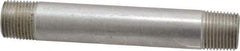 Merit Brass - Schedule 40, 3/8" Pipe x 4" Long, Grade 316/316L Stainless Steel Pipe Nipple - Welded & Threaded - Best Tool & Supply