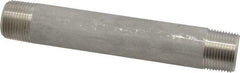 Merit Brass - Schedule 40, 3/4" Pipe x 6" Long, Grade 316/316L Stainless Steel Pipe Nipple - Welded & Threaded - Best Tool & Supply