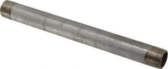 Merit Brass - Schedule 40, 3/4" Pipe x 10" Long, Grade 316/316L Stainless Steel Pipe Nipple - Welded & Threaded - Best Tool & Supply