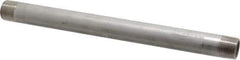 Merit Brass - Schedule 40, 3/4" Pipe x 12" Long, Grade 316/316L Stainless Steel Pipe Nipple - Welded & Threaded - Best Tool & Supply