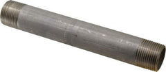 Merit Brass - Schedule 40, 1" Pipe x 8" Long, Grade 316/316L Stainless Steel Pipe Nipple - Welded & Threaded - Best Tool & Supply