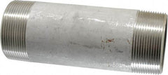 Merit Brass - Schedule 40, 2" Pipe x 6" Long, Grade 316/316L Stainless Steel Pipe Nipple - Welded & Threaded - Best Tool & Supply