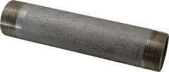 Merit Brass - Schedule 40, 2" Pipe x 10" Long, Grade 316/316L Stainless Steel Pipe Nipple - Welded & Threaded - Best Tool & Supply