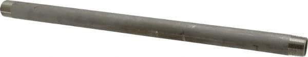 Merit Brass - Schedule 40, 3/4" Pipe x 18" Long, Grade 304/304L Stainless Steel Pipe Nipple - Welded & Threaded - Best Tool & Supply