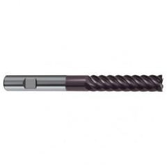 8mm Dia. - 100mm OAL - 45° Helix Firex Carbide End Mill - 6 FL - Best Tool & Supply