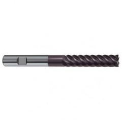 12mm Dia. - 150mm OAL - 45° Helix Firex Carbide End Mill - 6 FL - Best Tool & Supply