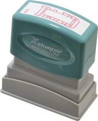 Value Collection - Paid, Red Pre-Inked Stamp - 1/2 Inch Wide x 1-5/8 Inch Long - Best Tool & Supply