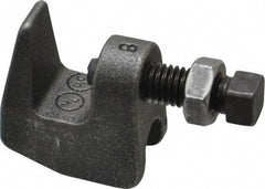 Made in USA - 3/4" Max Flange Thickness, 1/2" Rod C-Clamp - 760 Lb Capacity, Ductile Iron - Best Tool & Supply