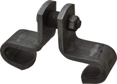 Made in USA - 3/8" Rod Center Beam Clamp - 1,000 Lb Capacity, Carbon Steel - Best Tool & Supply