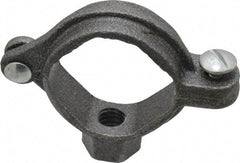 Value Collection - 1" Pipe, 3/8" Rod, Extension Split Pipe Clamp - 180 Lb Capacity, Malleable Iron - Best Tool & Supply