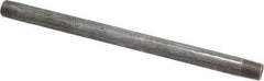 Value Collection - Schedule 40, 1/8" Diam x 6" Long Steel Black Pipe Nipple - Threaded - Best Tool & Supply