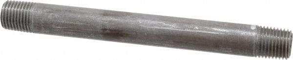 Value Collection - Schedule 40, 1/4" Diam x 5" Long Steel Black Pipe Nipple - Threaded - Best Tool & Supply