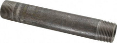 Made in USA - Schedule 40, 3/4" Diam x 6" Long Steel Black Pipe Nipple - Threaded - Best Tool & Supply