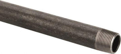 Made in USA - Schedule 40, 3/4" Diam x 24" Long Steel Black Pipe Nipple - Threaded - Best Tool & Supply