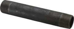 Made in USA - Schedule 40, 1" Diam x 7" Long Steel Black Pipe Nipple - Threaded - Best Tool & Supply