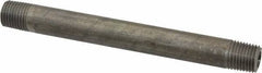 Made in USA - Schedule 80, 1/4" Diam x 5" Long Steel Black Pipe Nipple - Threaded - Best Tool & Supply