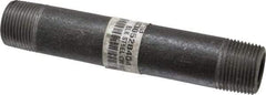 Made in USA - Schedule 80, 3/4" Diam x 5-1/2" Long Steel Black Pipe Nipple - Threaded - Best Tool & Supply