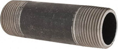 Made in USA - Schedule 80, 1" Diam x 4" Long Steel Black Pipe Nipple - Threaded - Best Tool & Supply