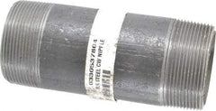 Made in USA - Schedule 80, 2" Diam x 5-1/2" Long Steel Black Pipe Nipple - Threaded - Best Tool & Supply