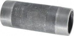 Made in USA - Schedule 80, 2" Diam x 6" Long Steel Black Pipe Nipple - Threaded - Best Tool & Supply