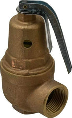 Conbraco - 3/4" Inlet, 1" Outlet, ASME Section IV Safety Relief Valve - 100 Max psi, Bronze, 2,536,000 BTUs - Best Tool & Supply