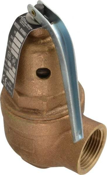 Conbraco - 3/4" Inlet, 1" Outlet, ASME Section IV Safety Relief Valve - 150 Max psi, Bronze, 3,655,000 BTUs - Best Tool & Supply