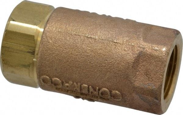 Conbraco - 3/4" Bronze Check Valve - Inline, FNPT x FNPT - Best Tool & Supply