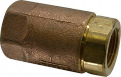 Conbraco - 1" Bronze Check Valve - Inline, FNPT x FNPT - Best Tool & Supply