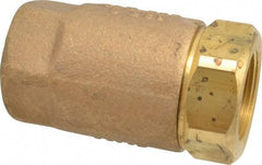 Conbraco - 1-1/4" Bronze Check Valve - Inline, FNPT x FNPT - Best Tool & Supply