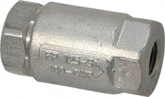 Conbraco - 1/4" Stainless Steel Check Valve - Inline, FNPT x FNPT - Best Tool & Supply