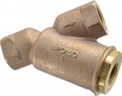 Conbraco - 1" Pipe, FNPT Ends, Cast Bronze Y-Strainer - 400 psi WOG Rating - Best Tool & Supply