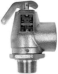 Conbraco - 3/4" Inlet, 1" Outlet, ASME Safety Relief Valve - 35 Max psi, Bronze, 790,000 BTUs - Best Tool & Supply