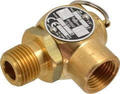 Conbraco - 1/2" Inlet, 1/2" Outlet, ASME Safety Relief Valve - 35 Max psi, Bronze, 275,000 BTUs - Best Tool & Supply