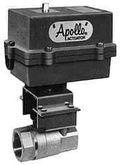 Apollo - 2" Pipe, Bronze Electric Reversible Actuated Ball Valve - Full Port - Best Tool & Supply